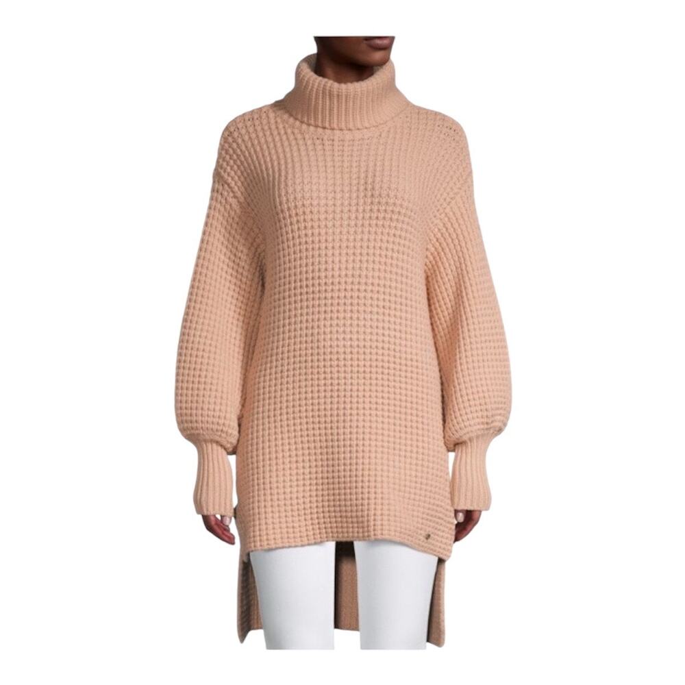 Ted Baker Chunky Turtleneck Sweater Tan 4
